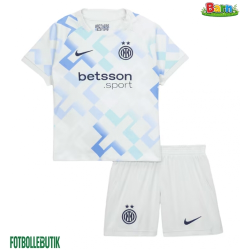 Inter Milan Bortaställ Barn 2025-26 Kortärmad (+ Korta byxor)